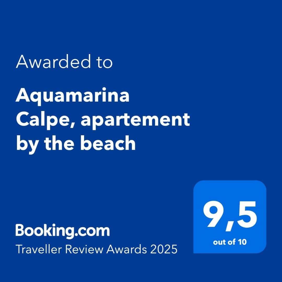 Aquamarina I Calpe, Apartement By The Beach Exteriér fotografie